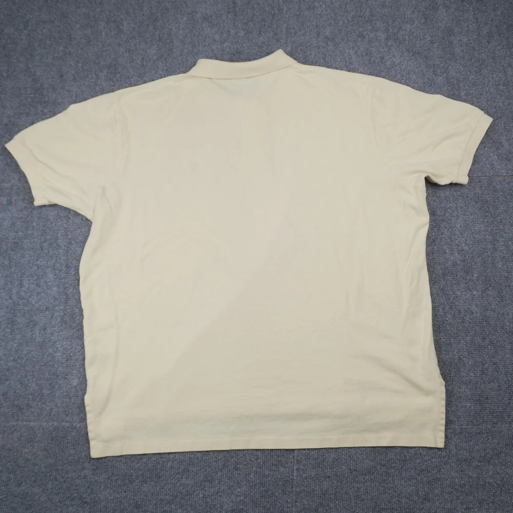 Polo Ralph Lauren Polo Shirt Mens XXL Yellow Short Sleeve Pique Pony Logo